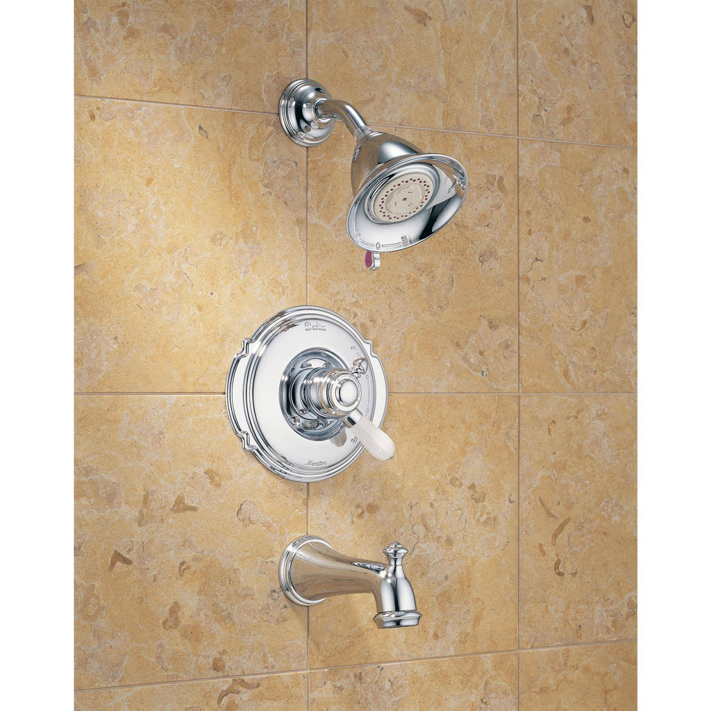 Victorian Tub and Shower Trim Stainless Q8407