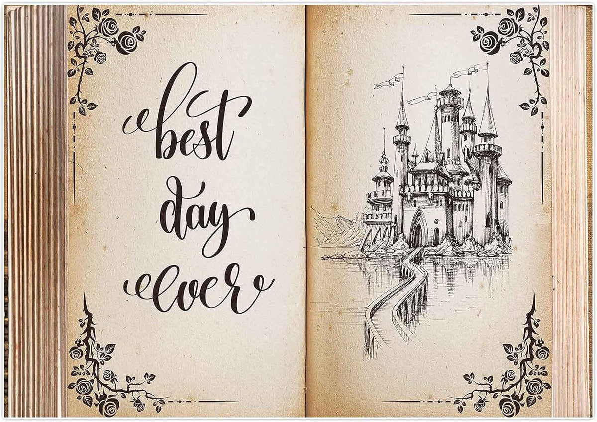 Fairytale Book Photography Backdrop 7x5ft L395