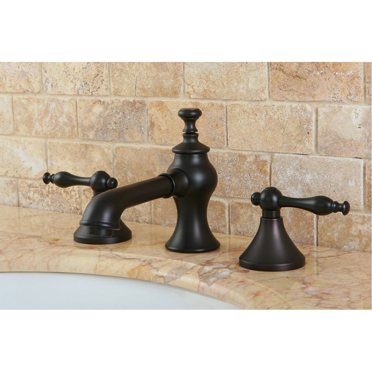 Brushed Nickel Widespread Bathroom Faucet G93884