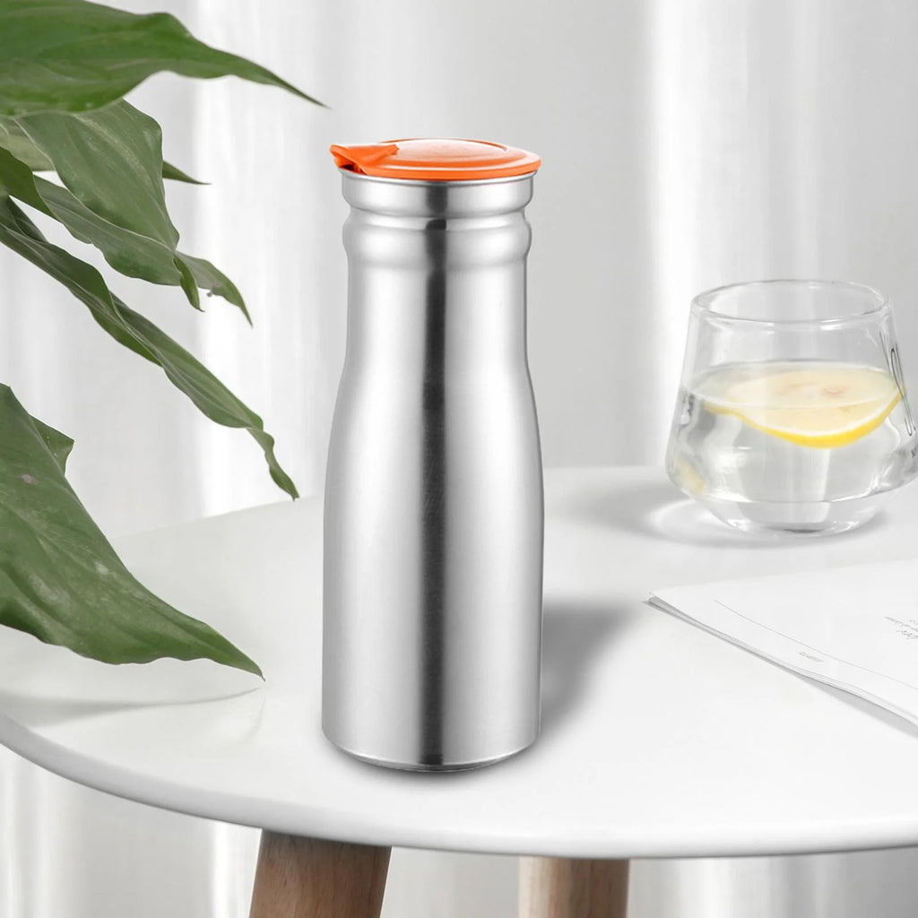 Stainless Steel Bottle with Lid Jug I21124