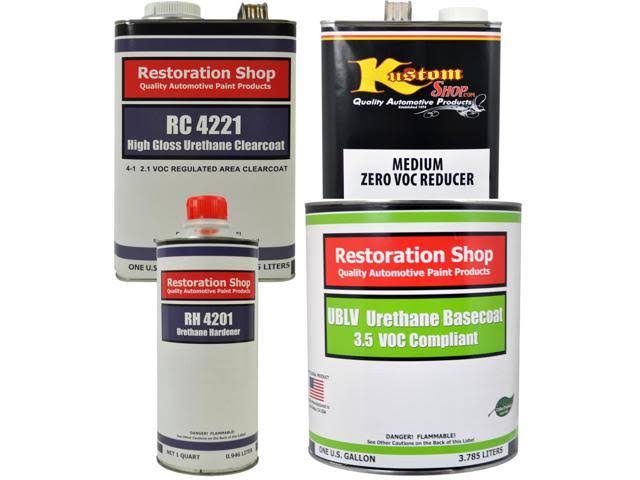 Graphite Gray Metallic Low VOC Urethane Basecoat Clearcoat Car Auto Paint O2416