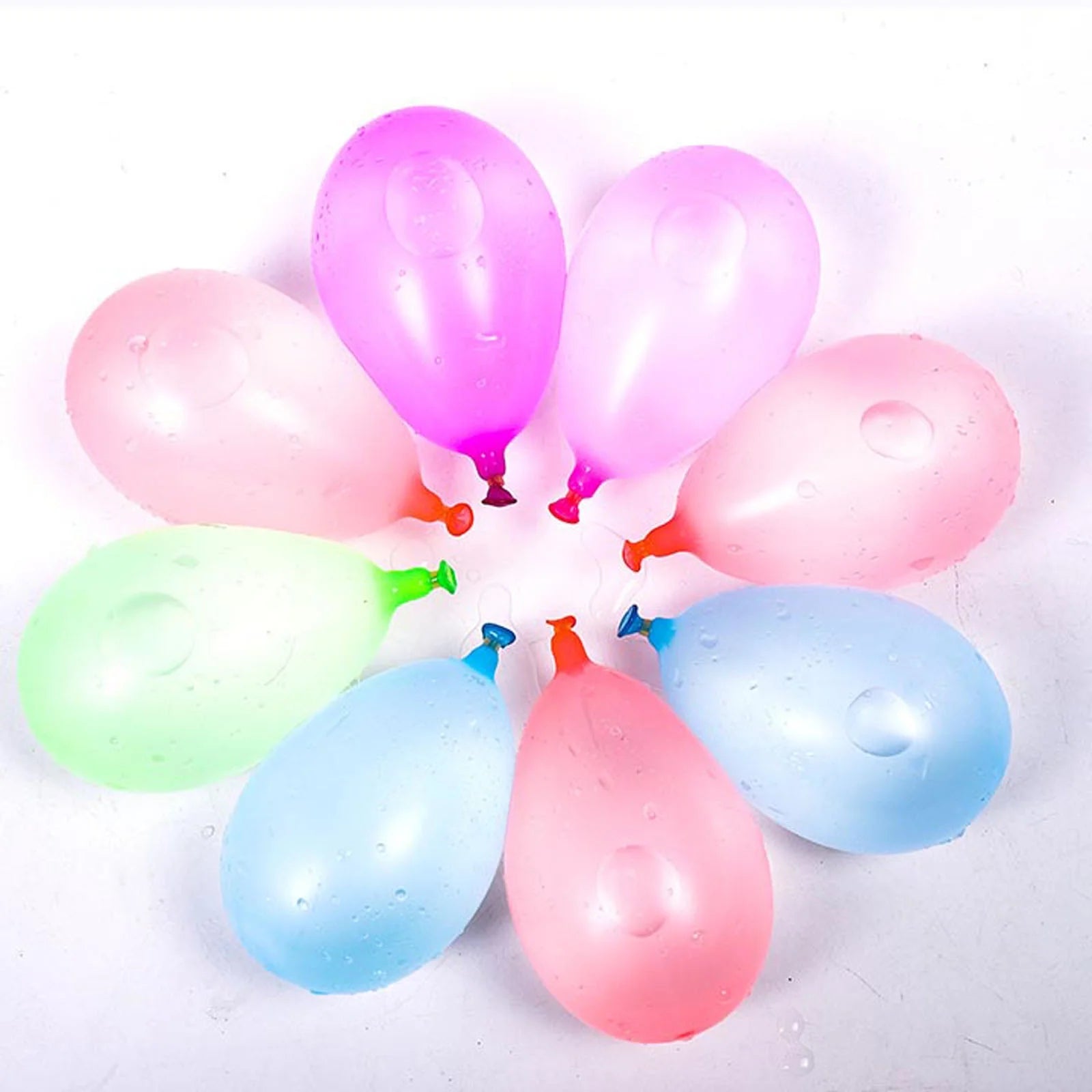 1000 Pack Latex Water Balloons with 2 Hose Y870376