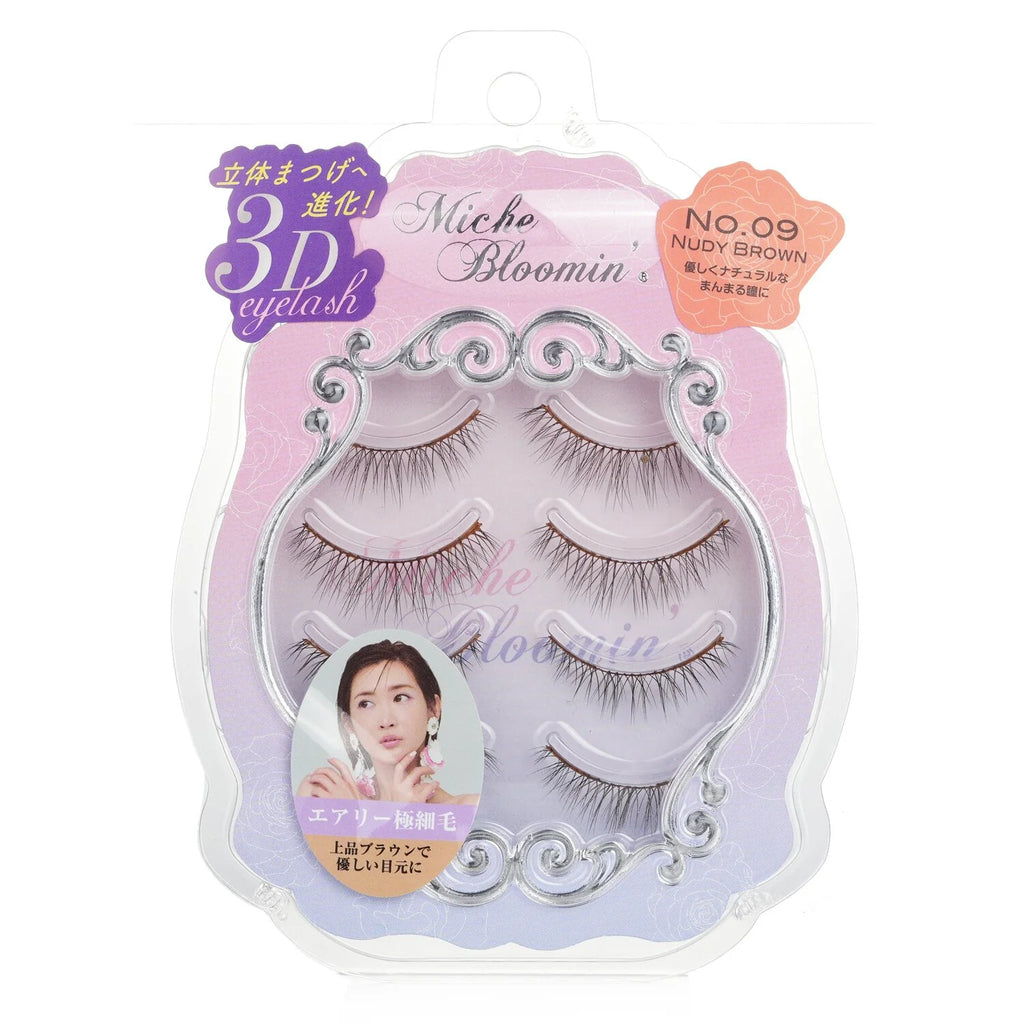 3D Eyelash Nudy Brown 4pairs X67106