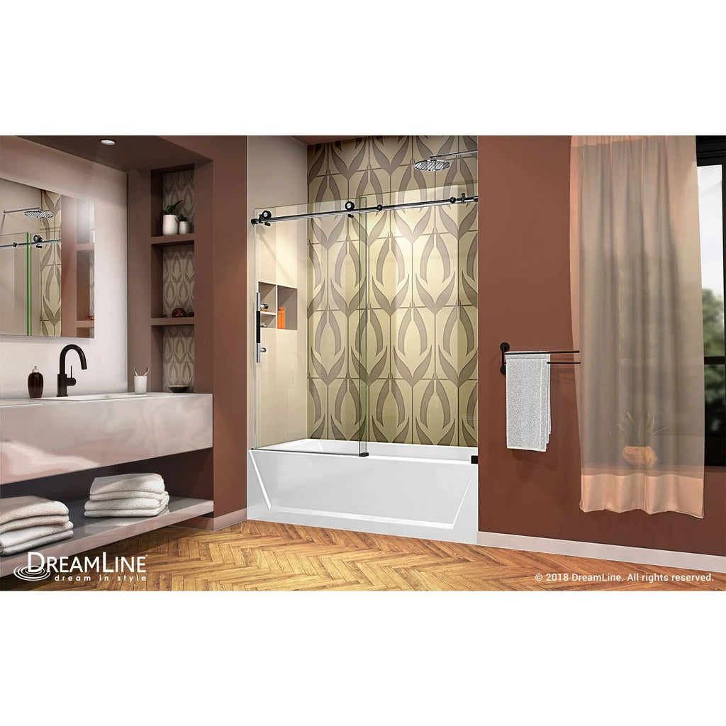Fully Frameless Sliding Tub Door A953540