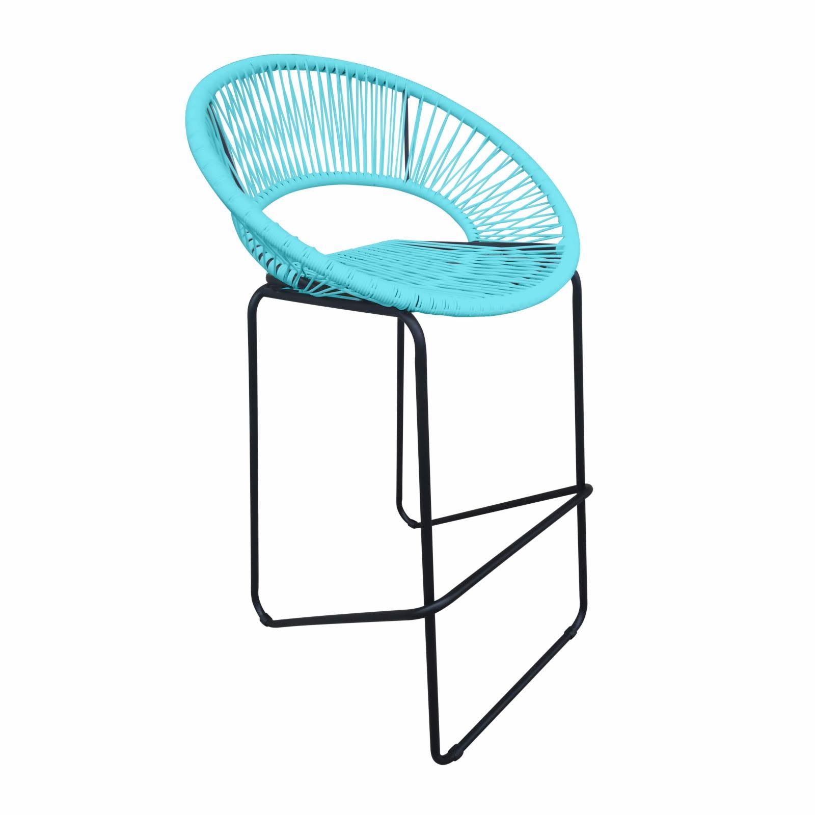 Glacier Blue Outdoor Bar Height Chair V454511