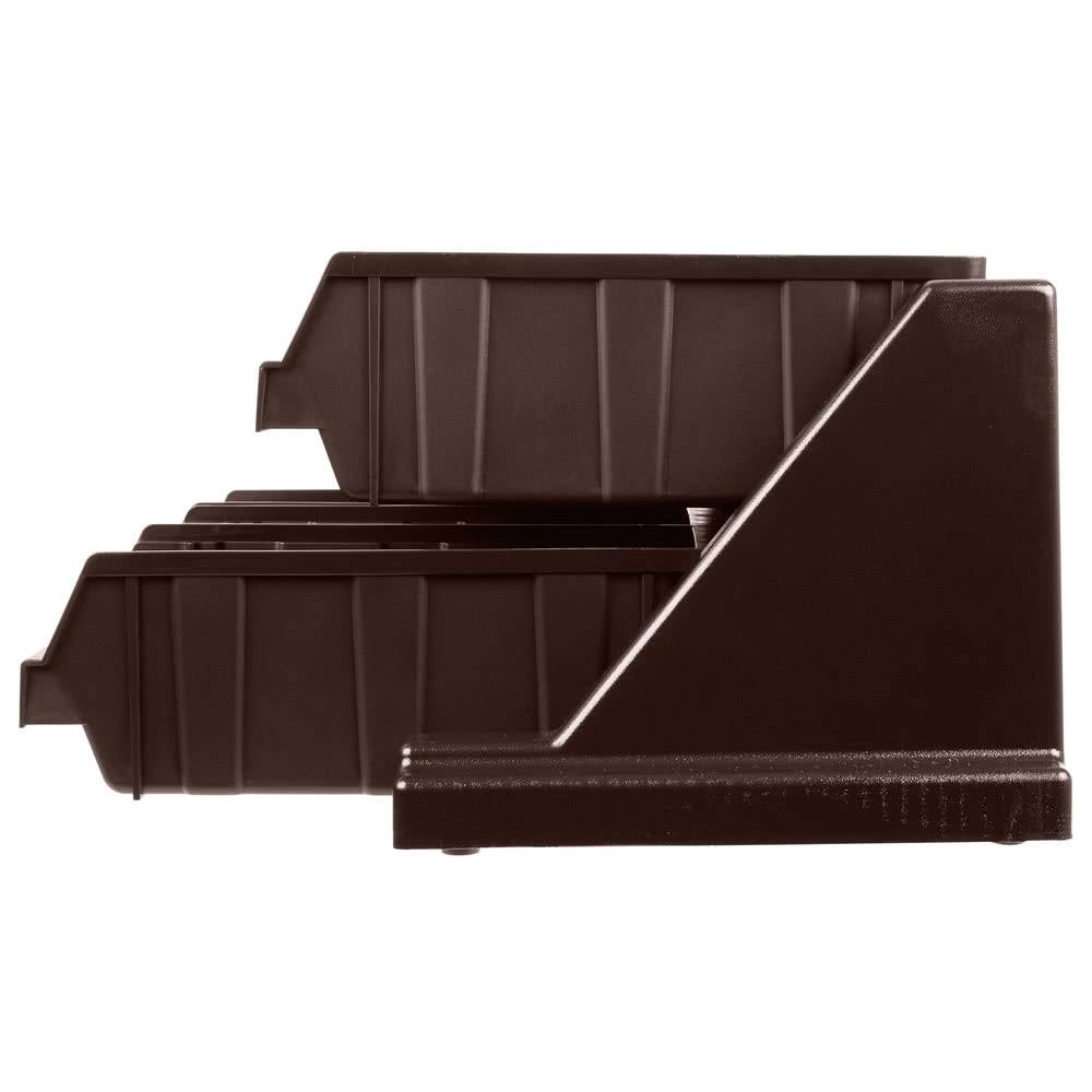 Dark Brown 6-Bin Organizer Rack G5751