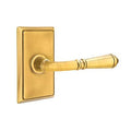 French Antique Brass Privacy Lever X2593