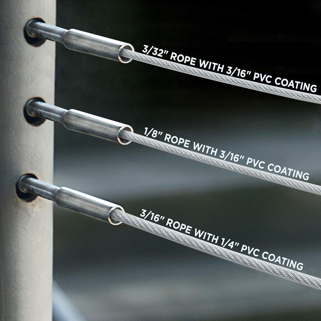 7x7 Wire Rope PVC Coated Galvanized Steel Aircraft Cable H439606