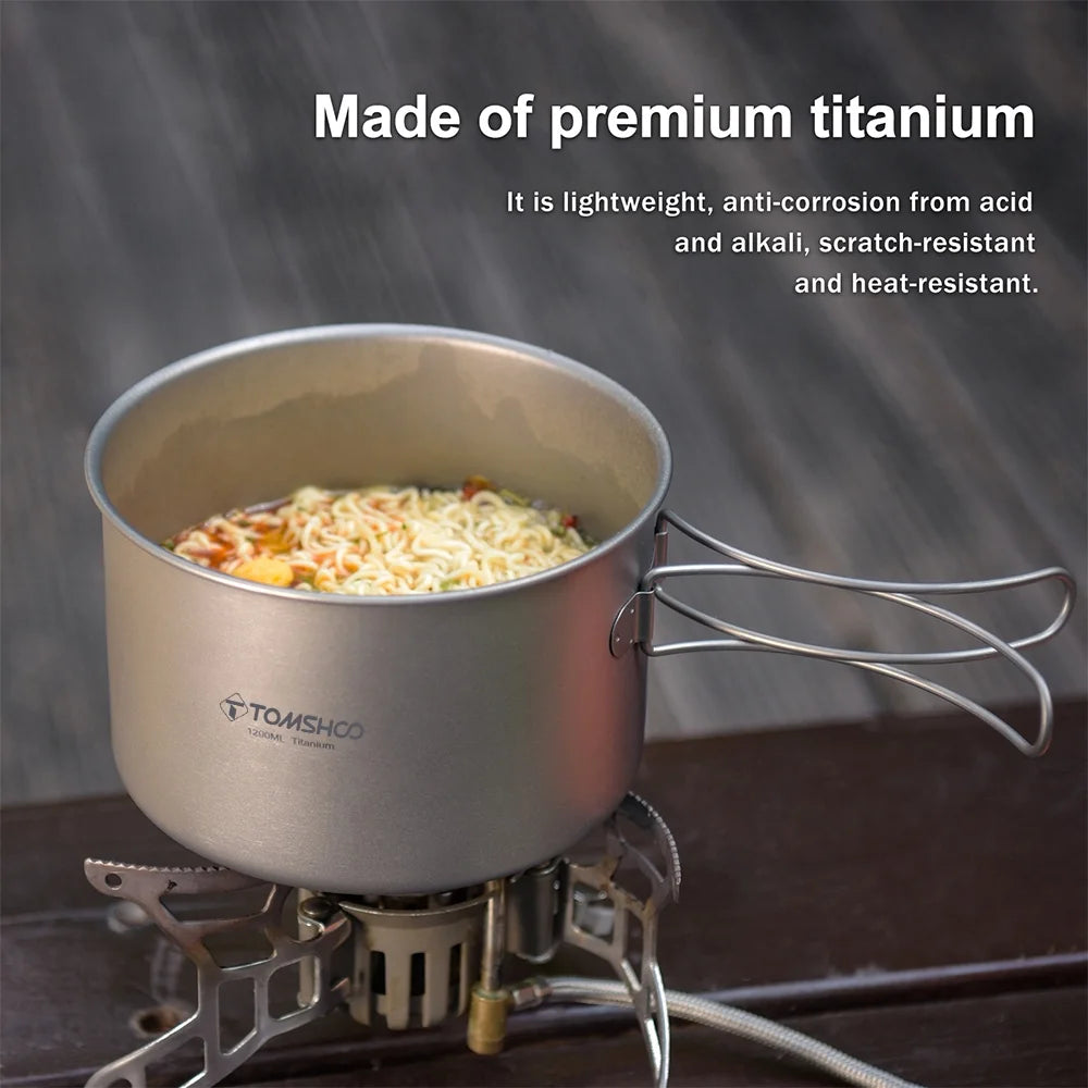 Titanium Pot and Plate Set with Frying Pan I64020