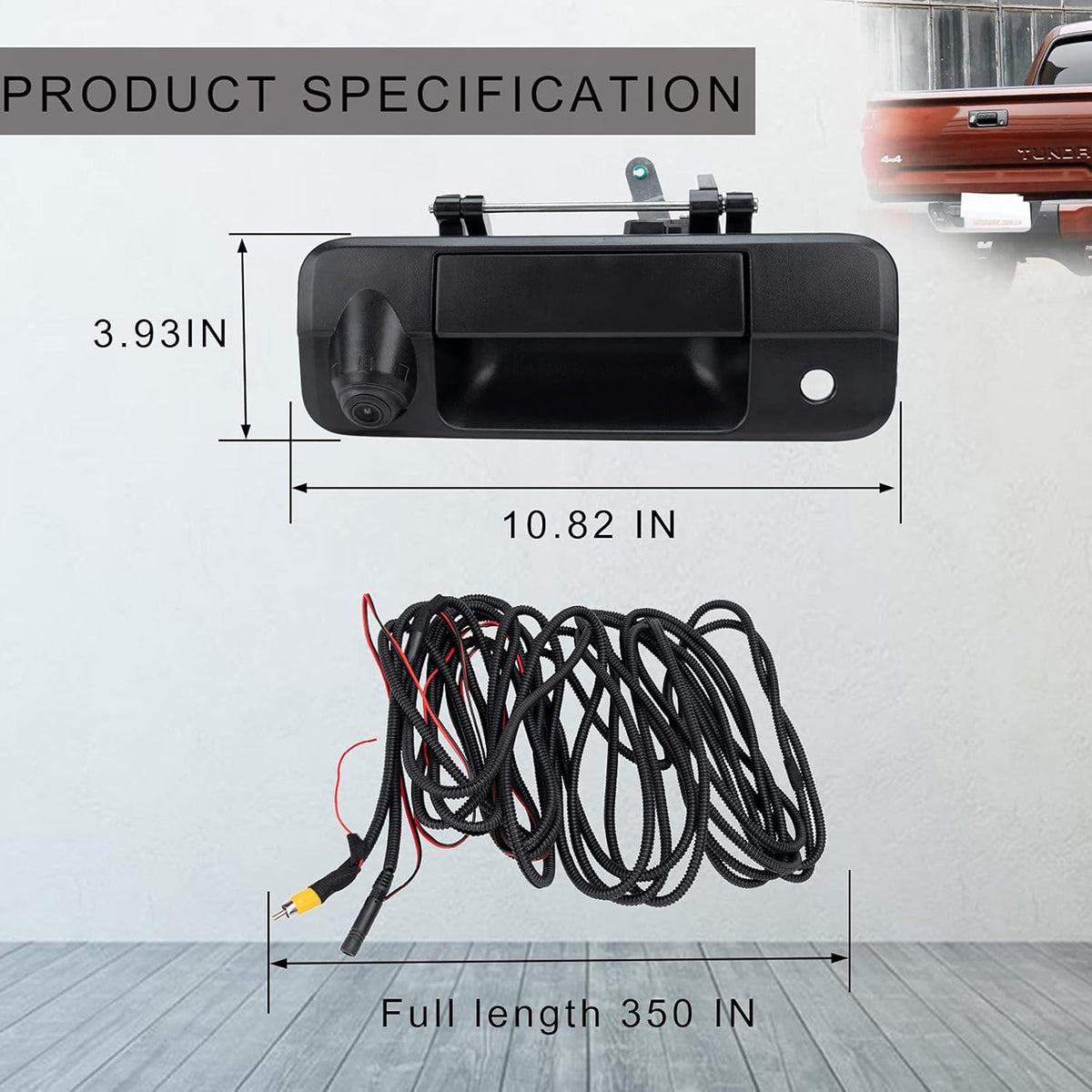 Rear View Backup Camera Compatible with Toyota Tundra 2007-2013 F63949