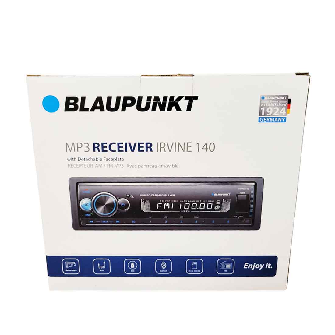 1-DIN Car Stereo Receiver with Bluetooth Z447