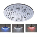 16 inch Ceiling Mount Rainfall LED Shower Head Stainless Steel H4281