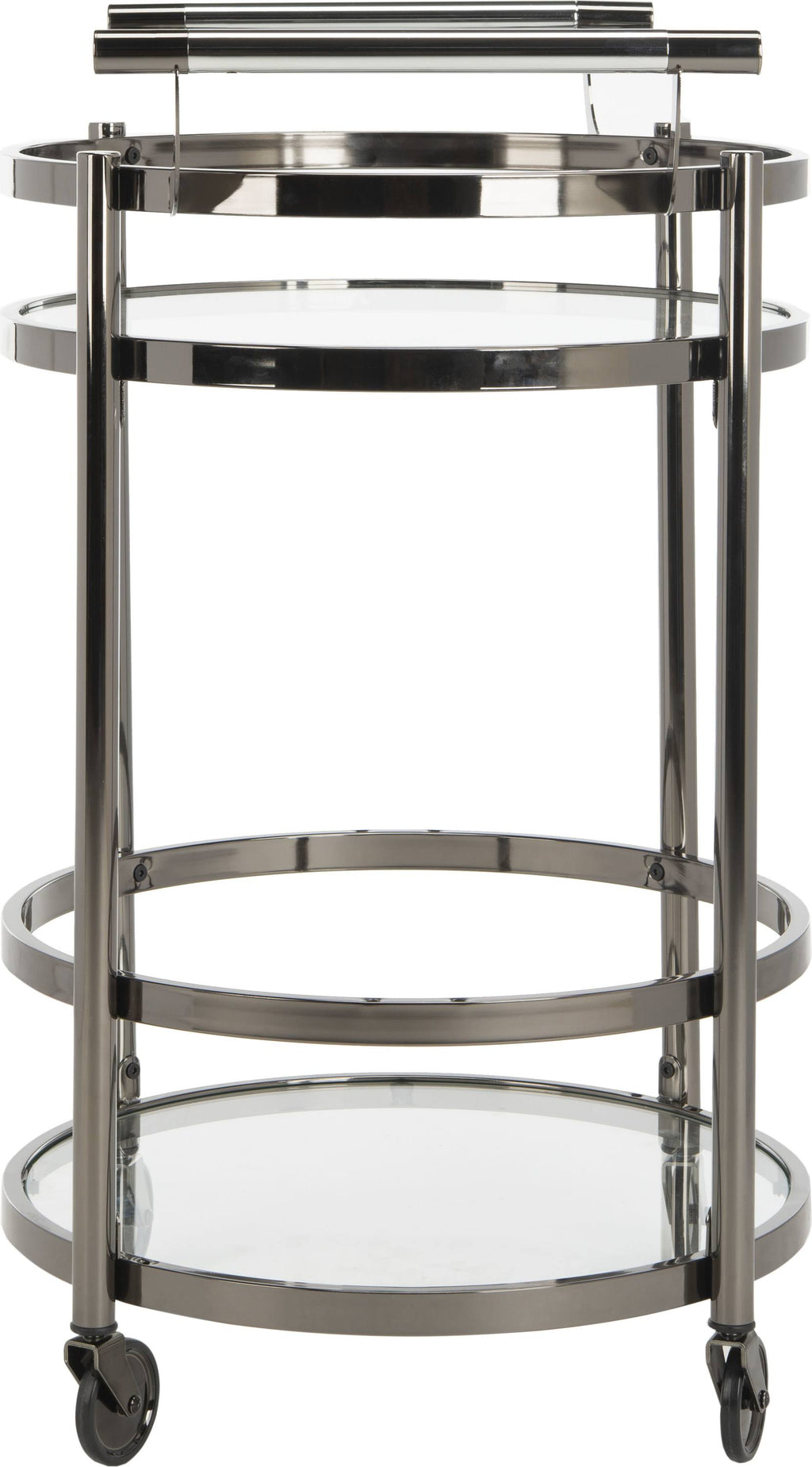 2 Tier Round Bar Cart J77318