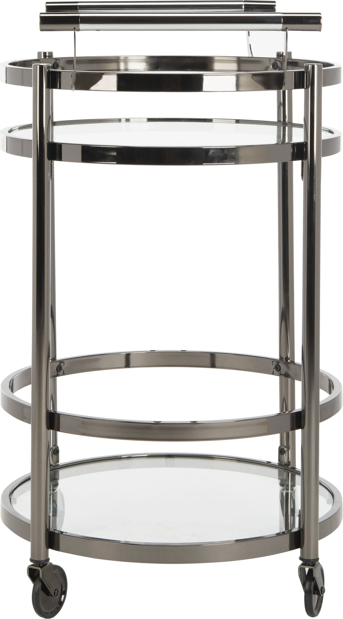 2 Tier Round Bar Cart J77318