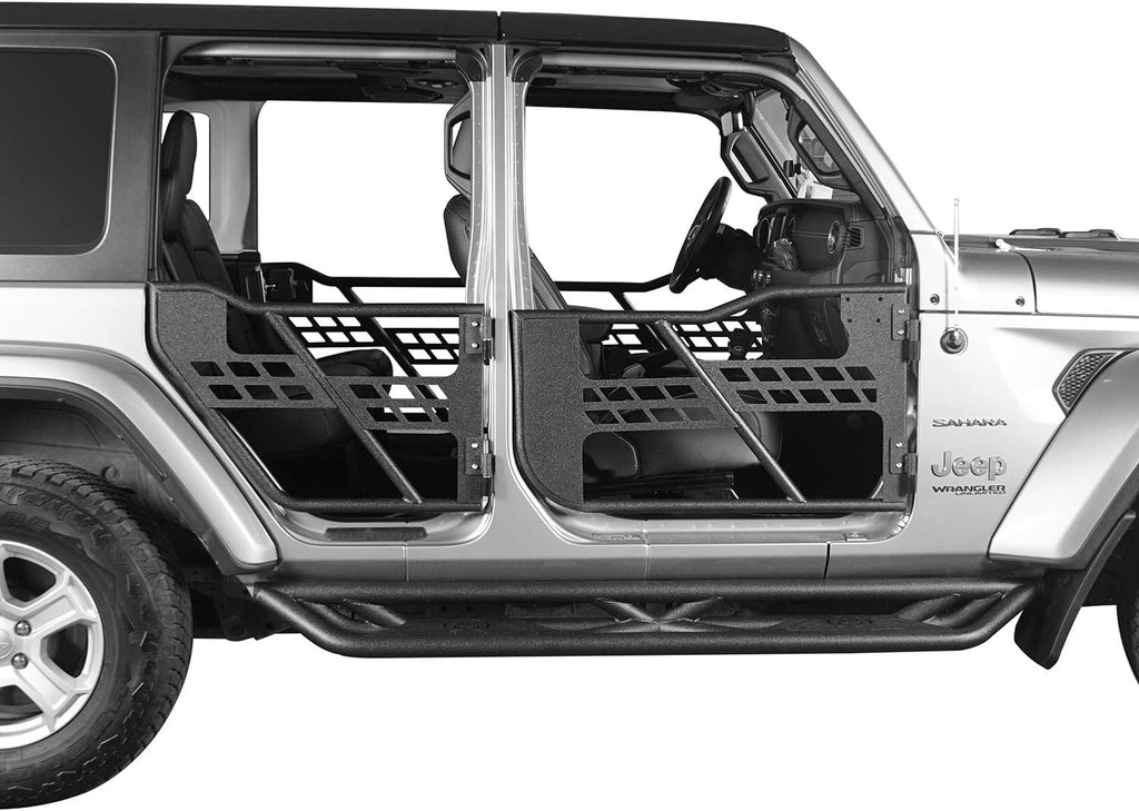 Steel Tube Summer Doors Front & Rear Kit for Jeep JL Wrangler & Gladiator JT 4-Door W650