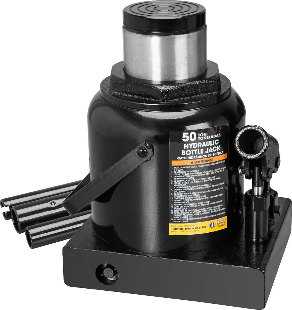 Black Pack of 2 Hydraulic Bottle Jack E893247