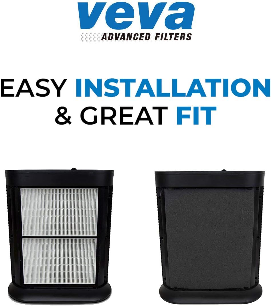 HEPA Filter Replacement 6 Pack Carbon Air Purifier Filter W995