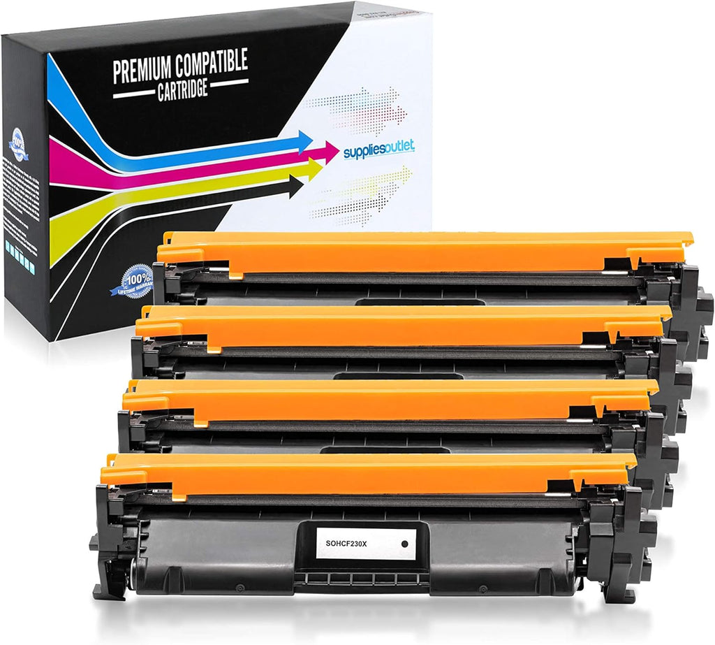 High Yield Black Toner Cartridge 4 Pack U763