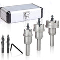Carbide Hole Cutter Set 6 Piece for Stainless Steel, Hole Saw Kit for Hard Metal Pack of 2 G2096