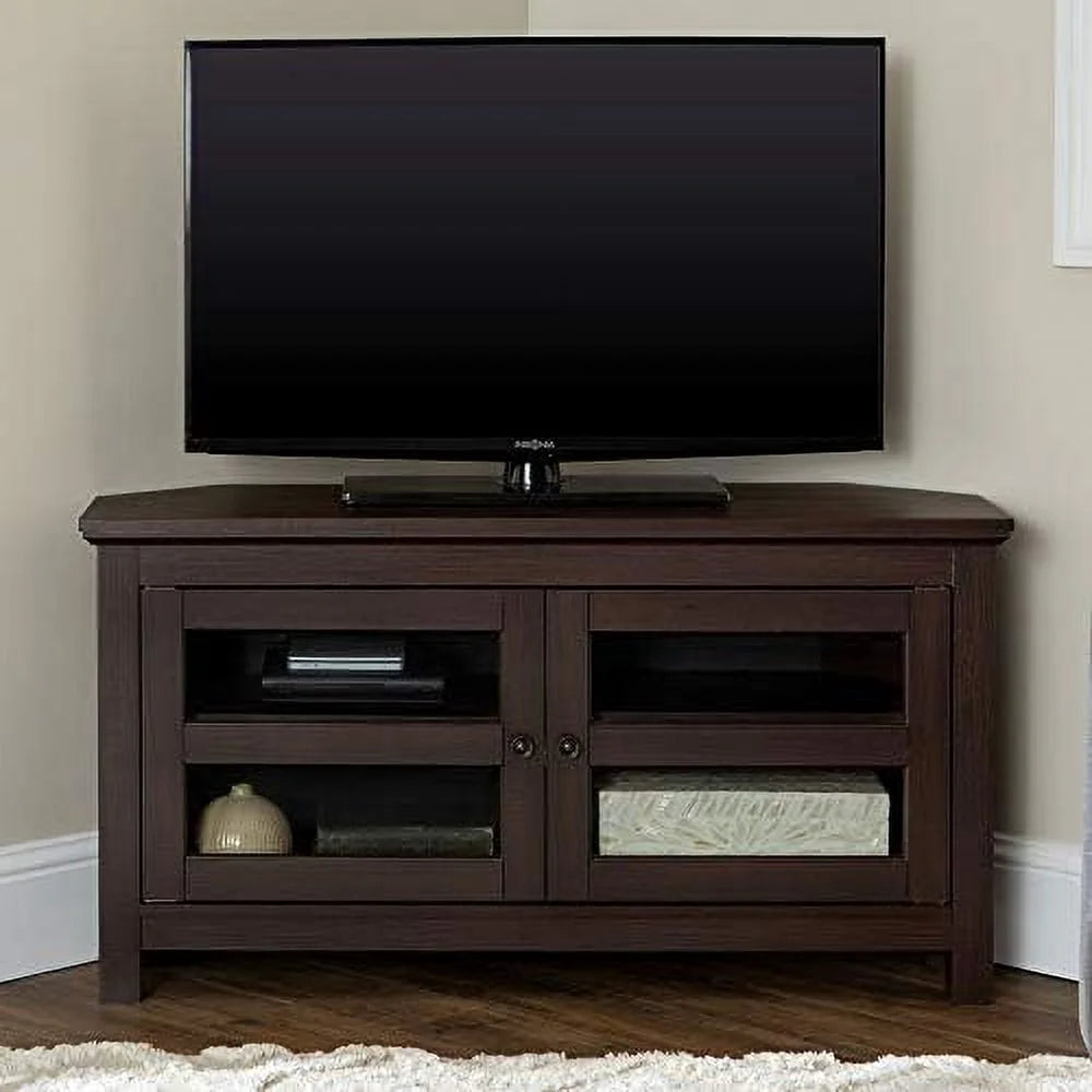 Grey Wood Corner TV Stand 44 Inch M868431
