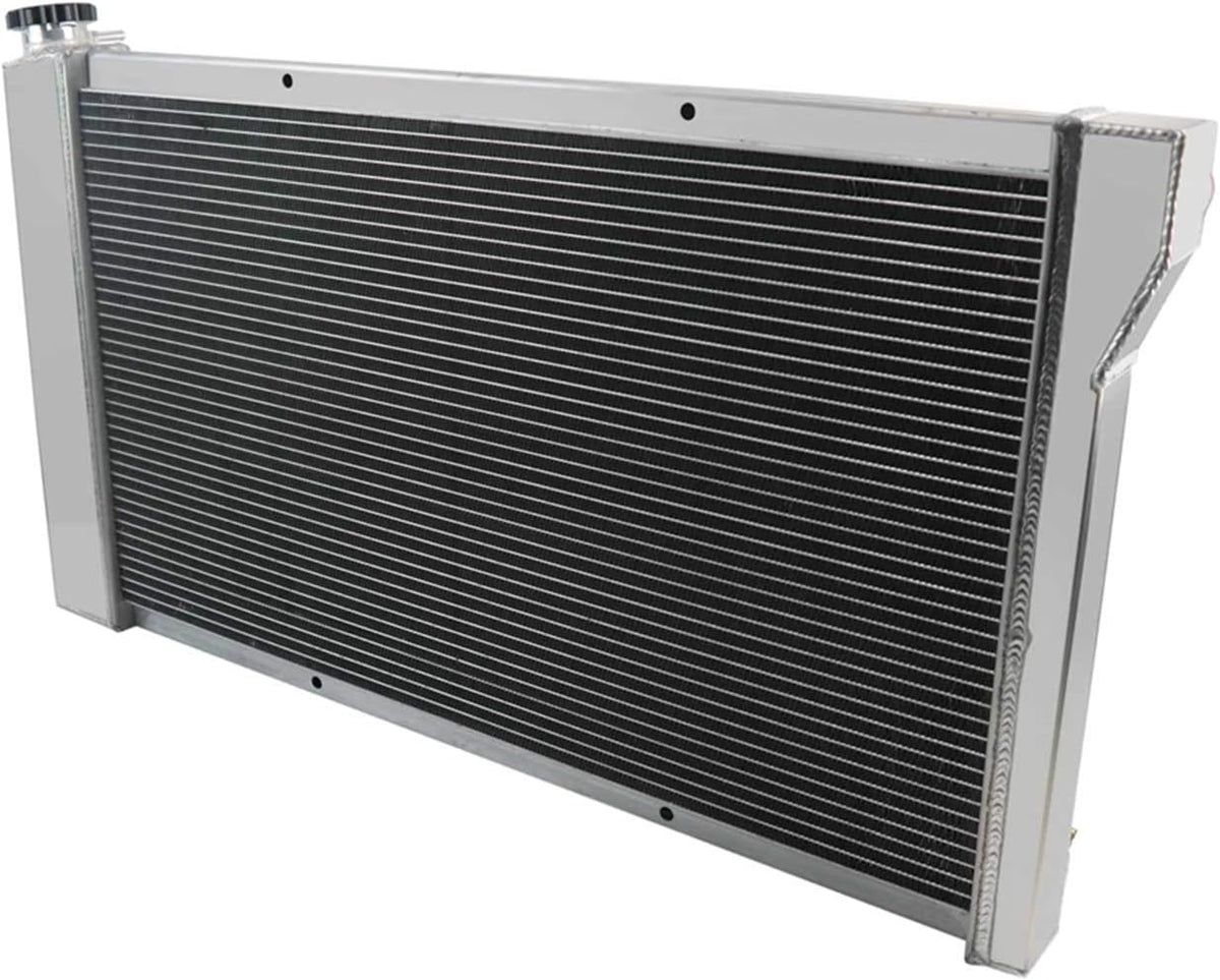 4 Row Aluminum Radiator with 2 x 12" Fan and Shroud M93629