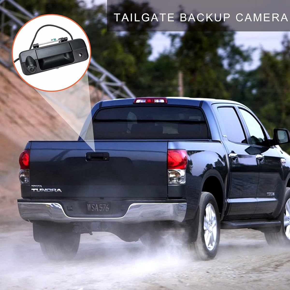 Rear View Backup Camera Compatible with Toyota Tundra 2007-2013 F63949