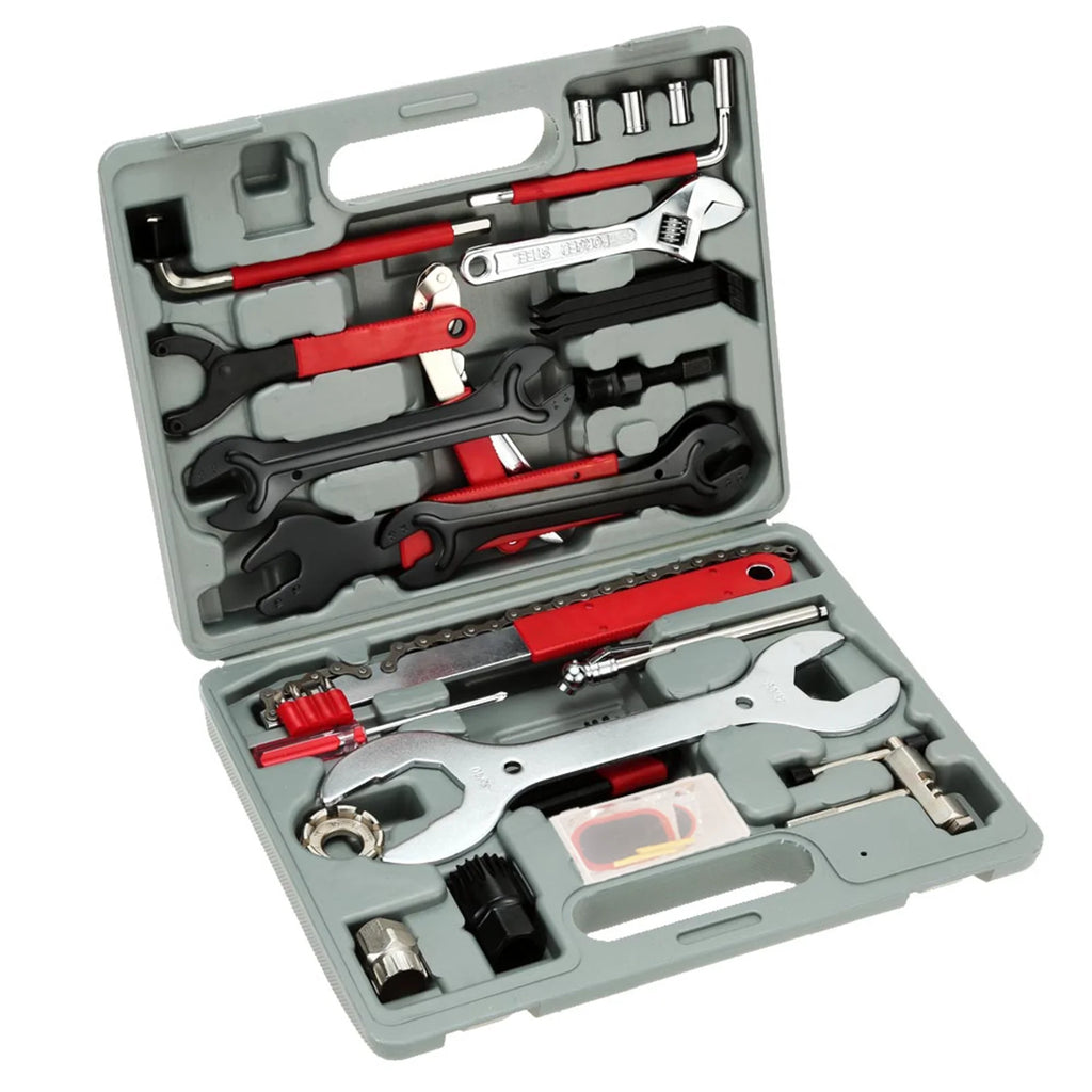 Portable Multifunctional Cycling Bike Tool Kit Set Carbon Steel Tools J557649