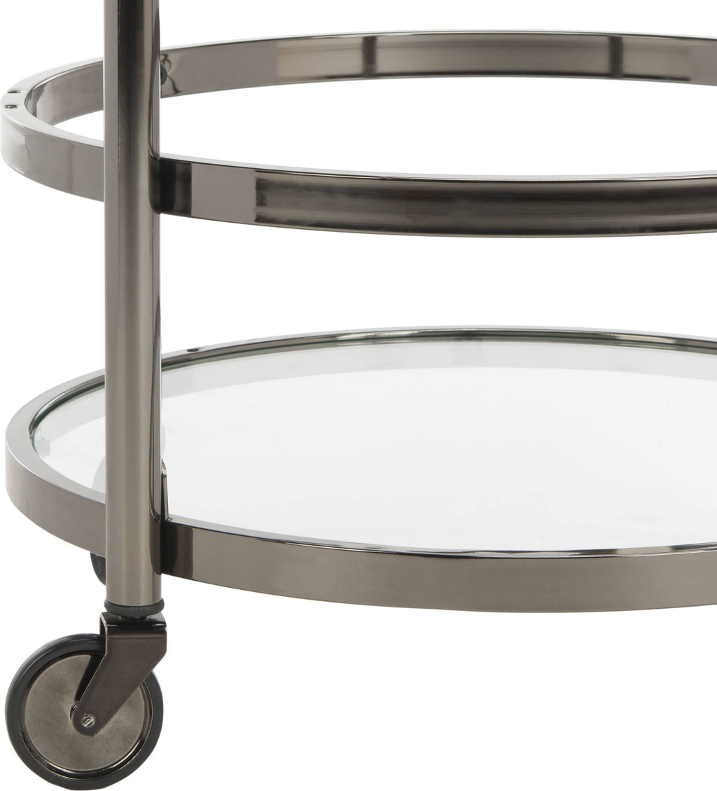 2 Tier Round Bar Cart J77318