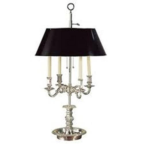 Black with Gold Interior Bouillotte Lamp Shade X2890