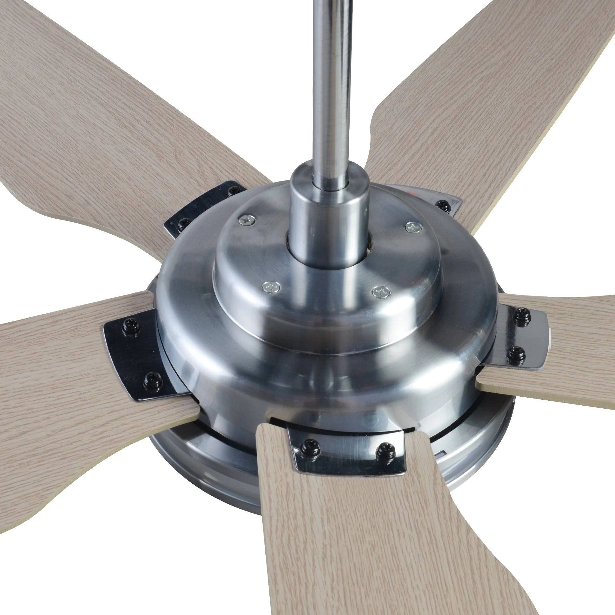 White Wood Smart Ceiling Fan I358