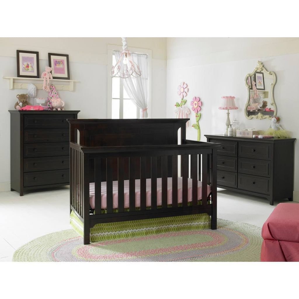 4-in-1 Convertible Crib, Misty Grey U9352