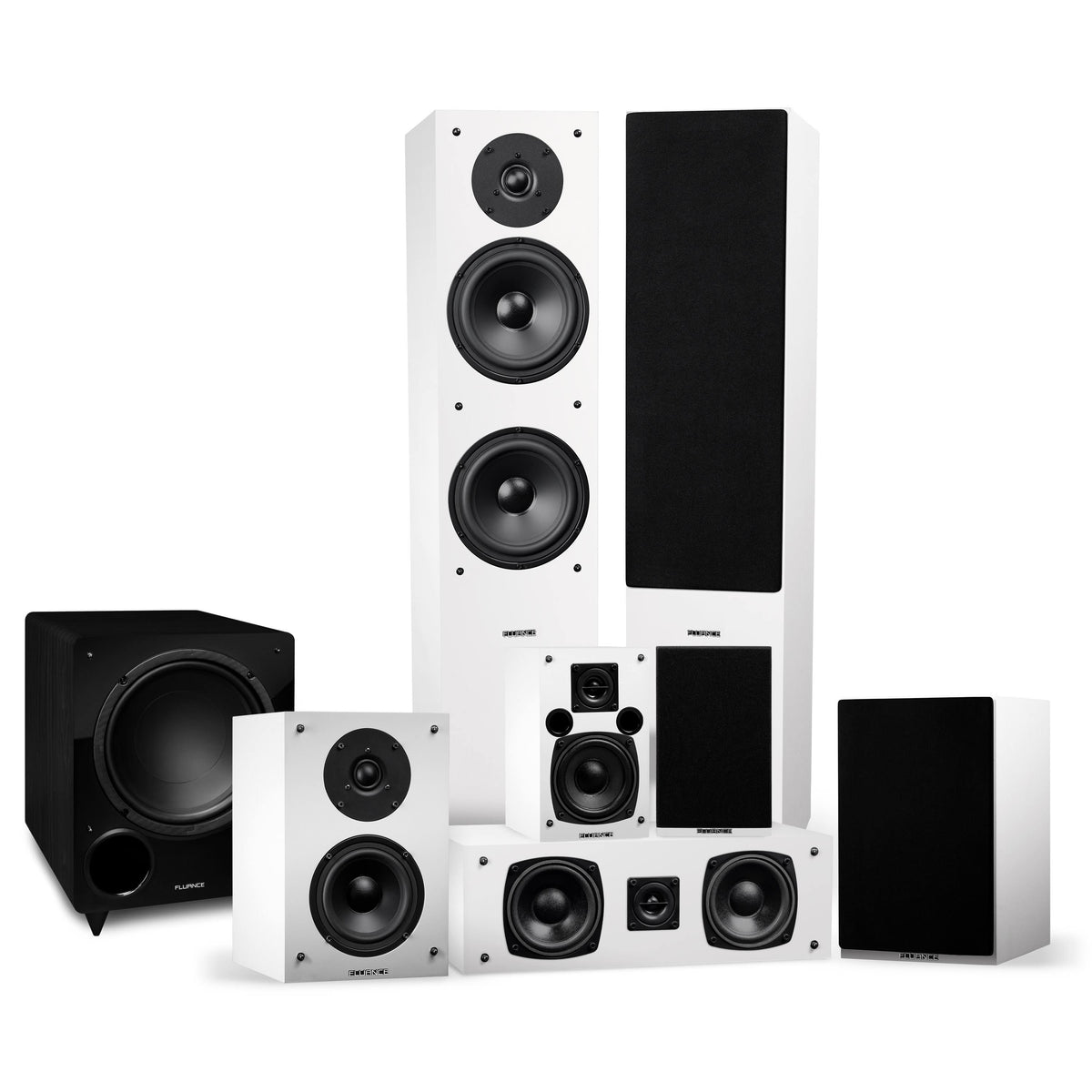 White 7.1 Speaker System O69277