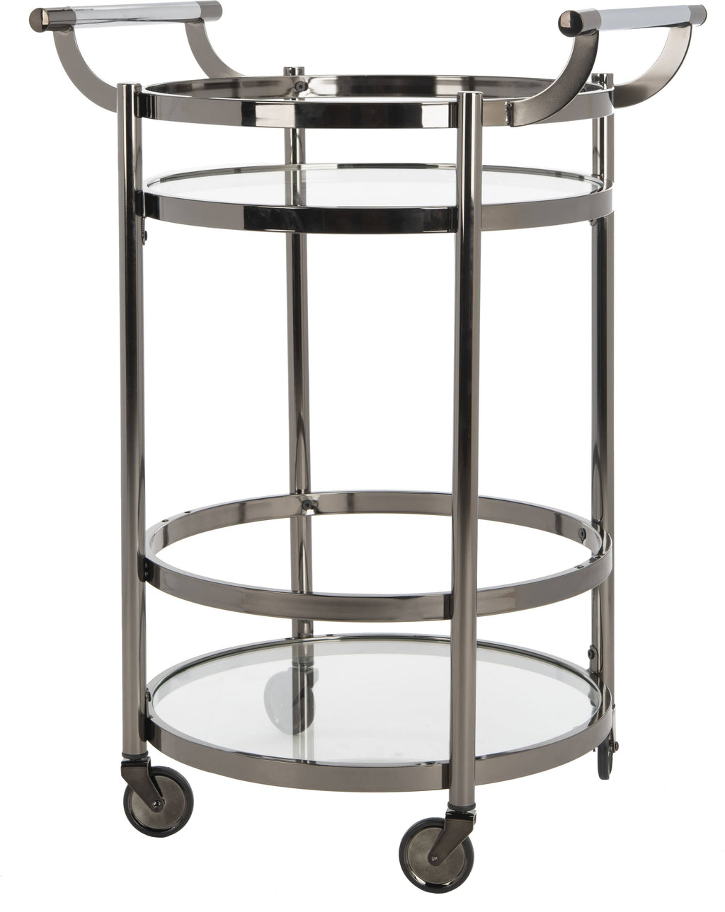2 Tier Round Bar Cart J77318