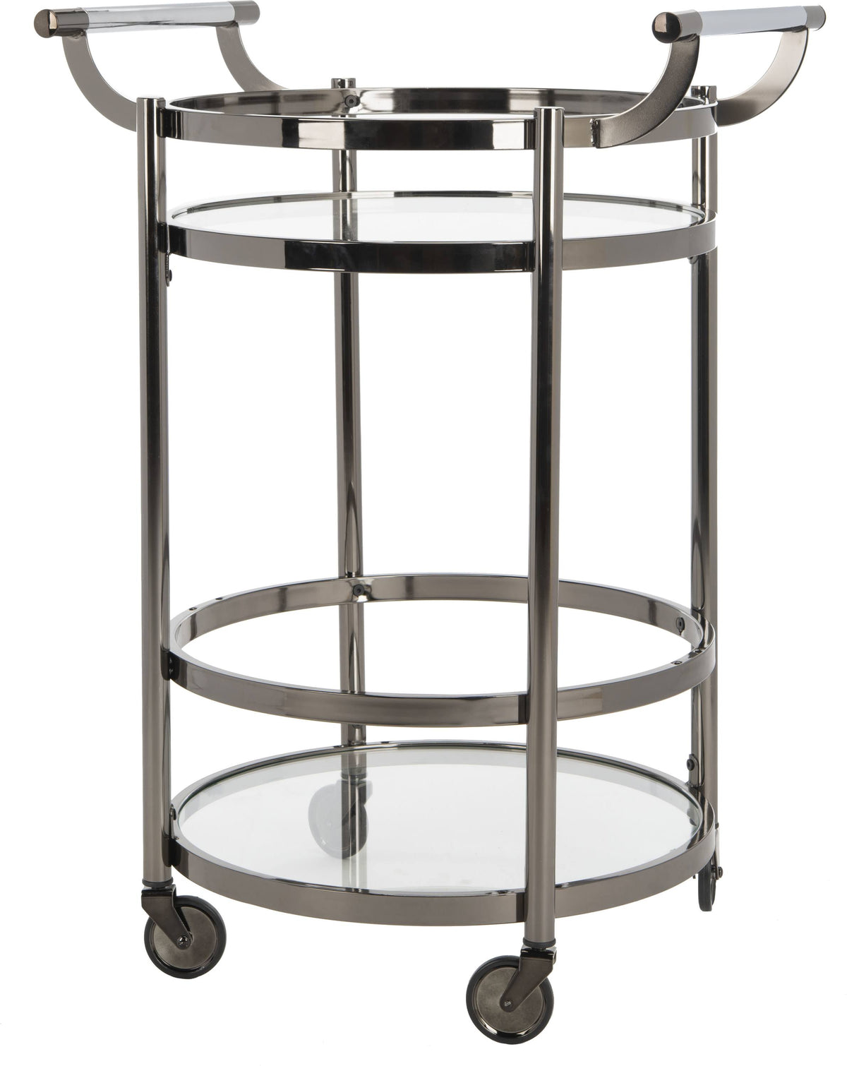 2 Tier Round Bar Cart J77318
