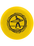 Yellow Surfer Crossing Frisbee O532