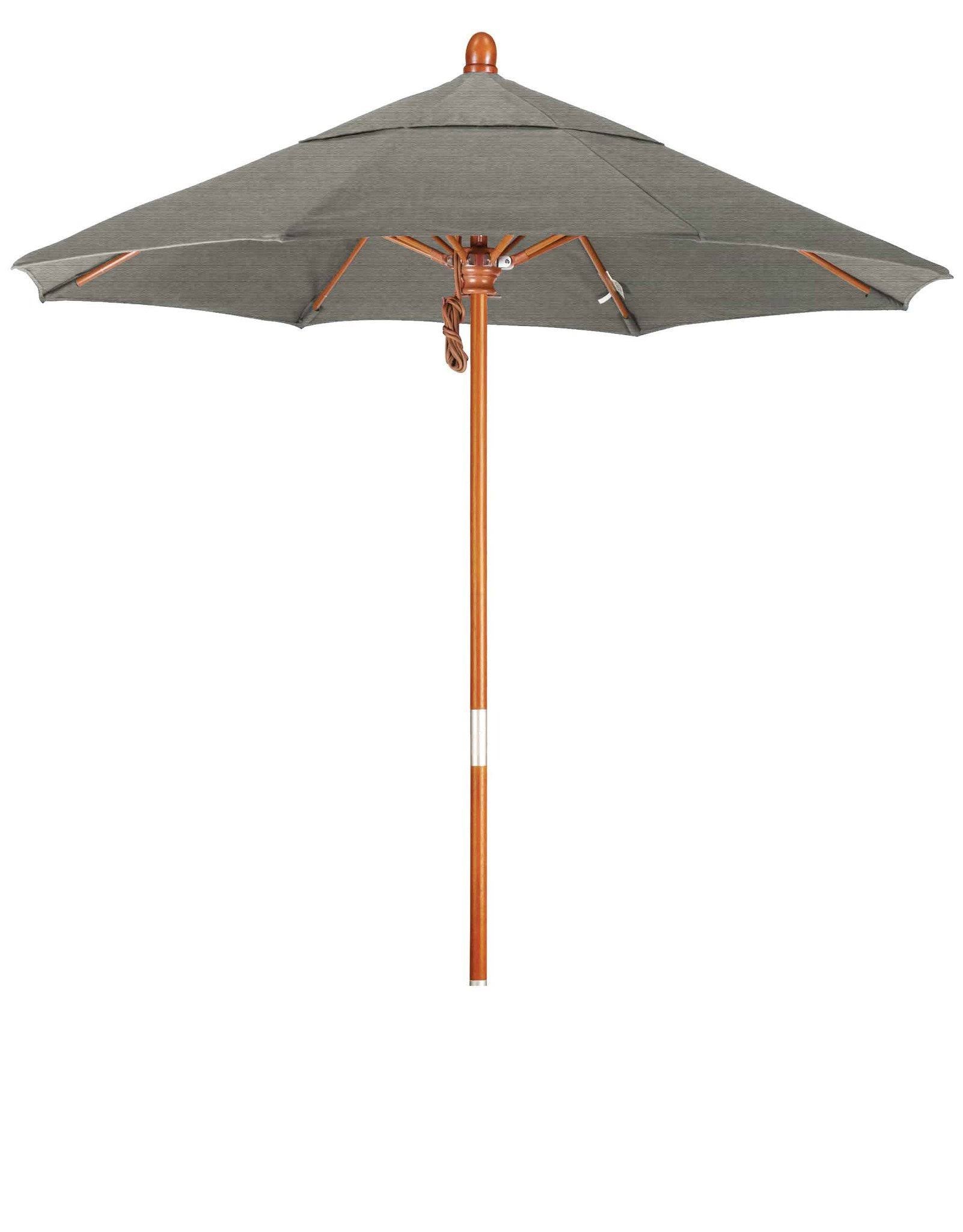 7.5 ft. Wood Market Umbrella W4760
