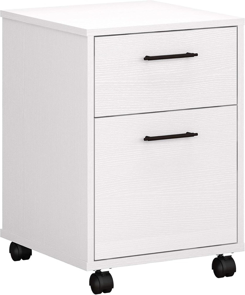 2 Drawer Mobile File Cabinet in Bing Cherry W44108