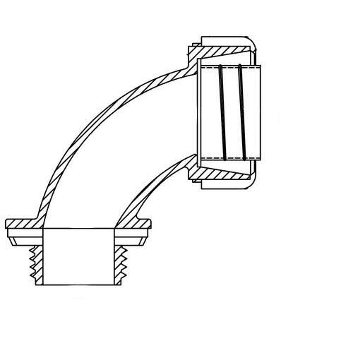 90 Degrees Liquid Tight Connectors B568