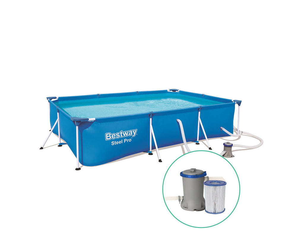Steel Frame Above Ground Rectangular Swimming Pool Z497839