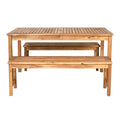 Acacia Wood 3-Piece Patio Dining Set R322097