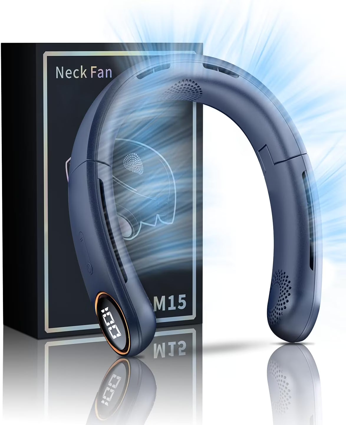 Blue Bladeless Neck Fan M71882