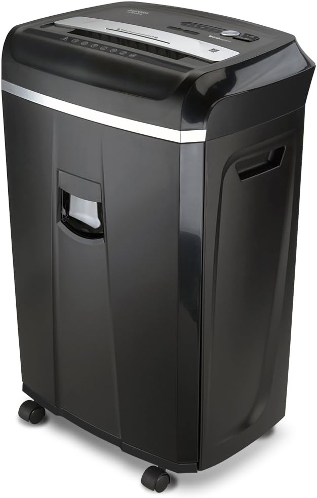 20-Sheet Crosscut Paper and Credit Card Shredder with 7-Gallon Pullout Basket S550158