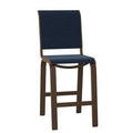 Textured Graphite/Navy Patio Bar Stool O918579
