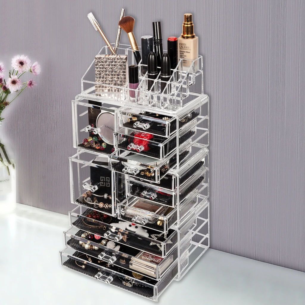 Transparent Makeup Organizer with Drawers P2570