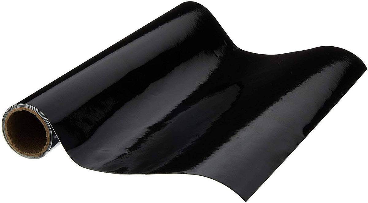 Black 12x22x50ft Permanent Glossy Vinyl M695650
