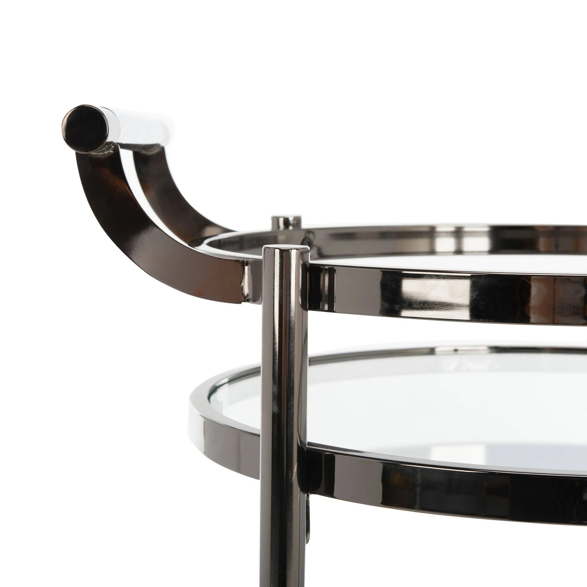 2 Tier Round Bar Cart J77318