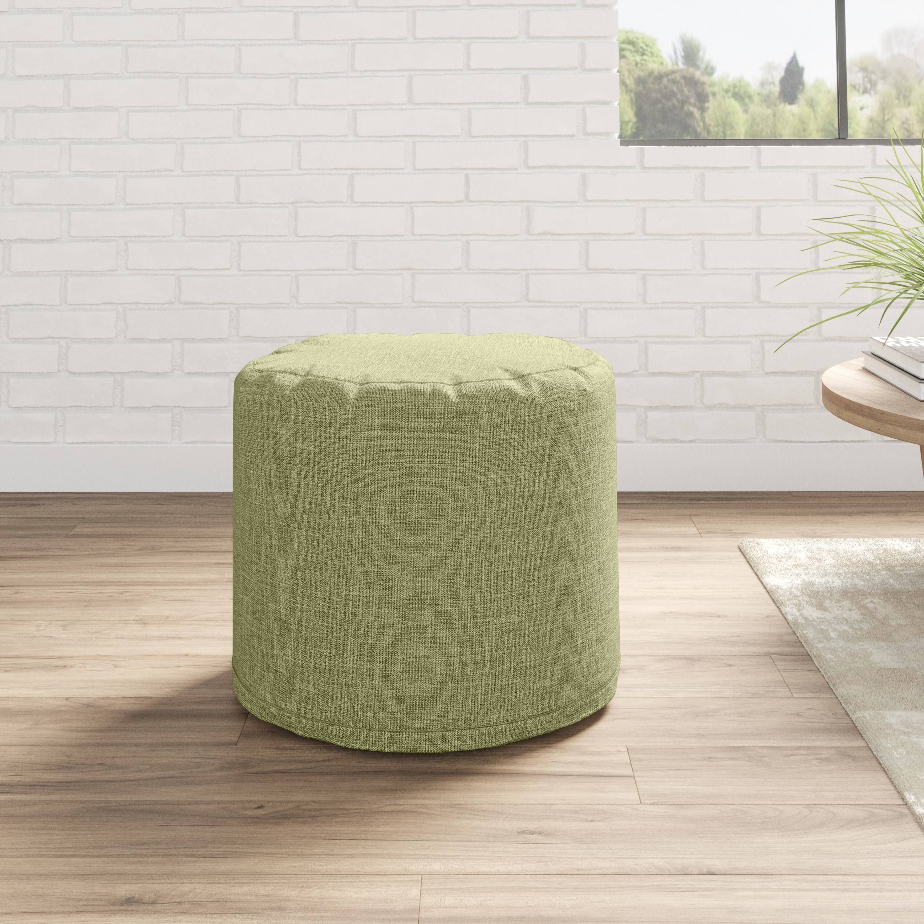 Cali Cactus Round Pouf Ottoman L7897