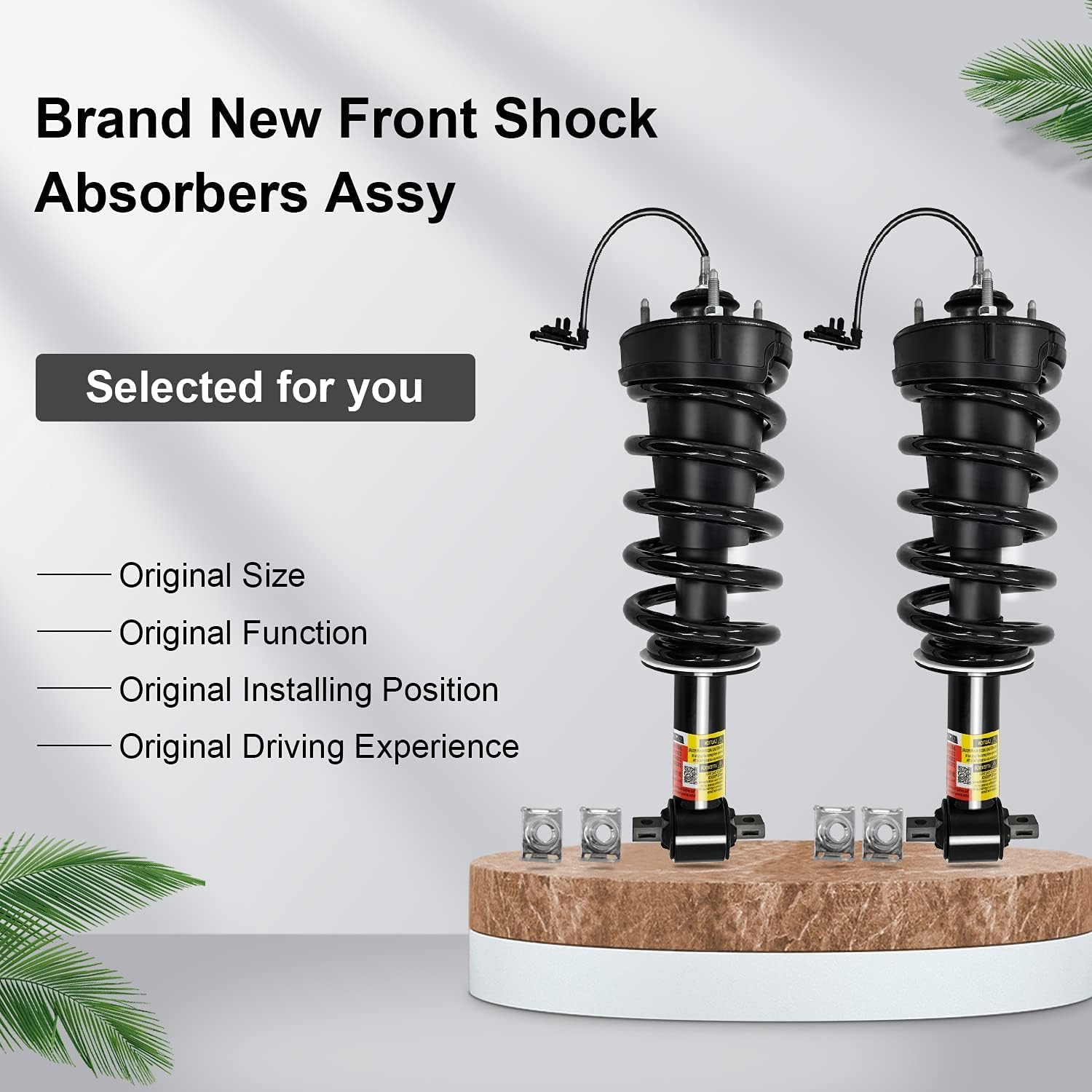 Front Shock Absorbers 2PCS Magnetic Struts Assembly R19811