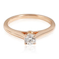 Diamond Solitaire Ring in 18K Rose Gold 0.25 CTW R2241