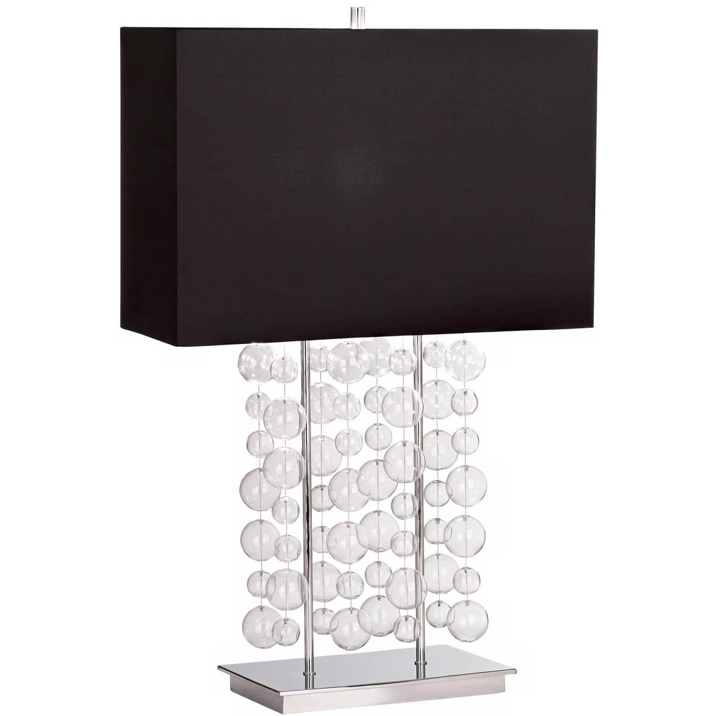 Clear Bubble Cascade Table Lamp S2824